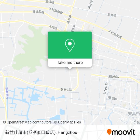 新益佳超市(瓜沥低田畈店) map