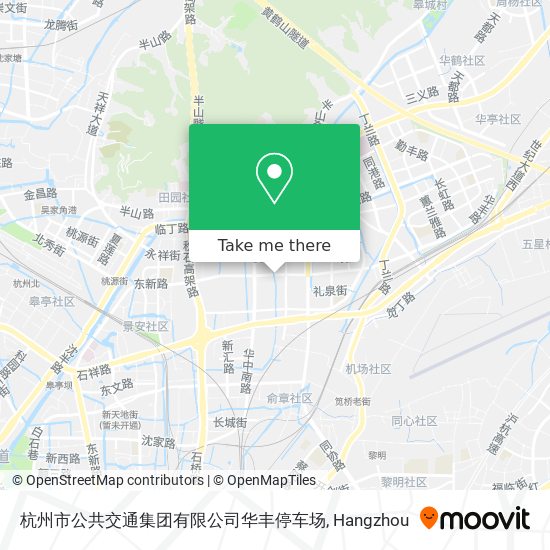 杭州市公共交通集团有限公司华丰停车场 map