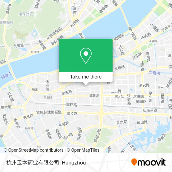杭州卫本药业有限公司 map