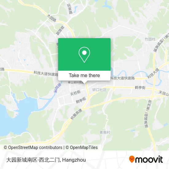 大园新城南区-西北二门 map