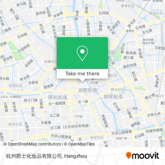 杭州爵士化妆品有限公司 map