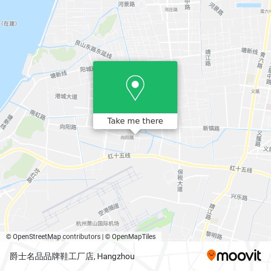 爵士名品品牌鞋工厂店 map