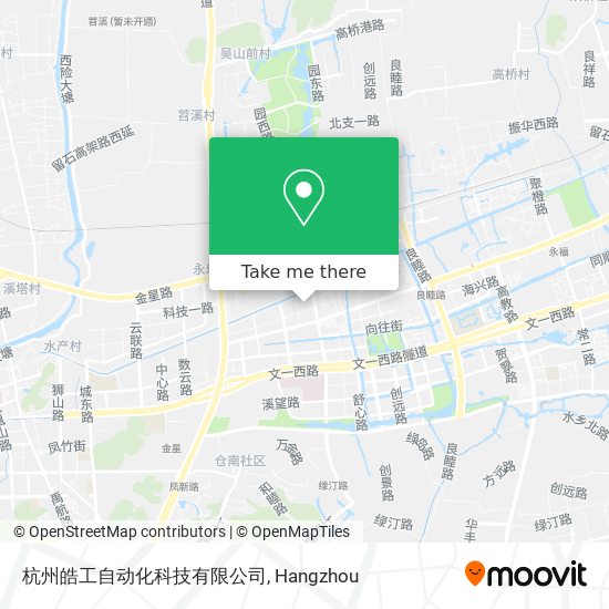 杭州皓工自动化科技有限公司 map