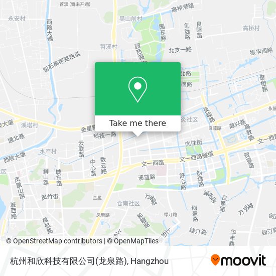 杭州和欣科技有限公司(龙泉路) map