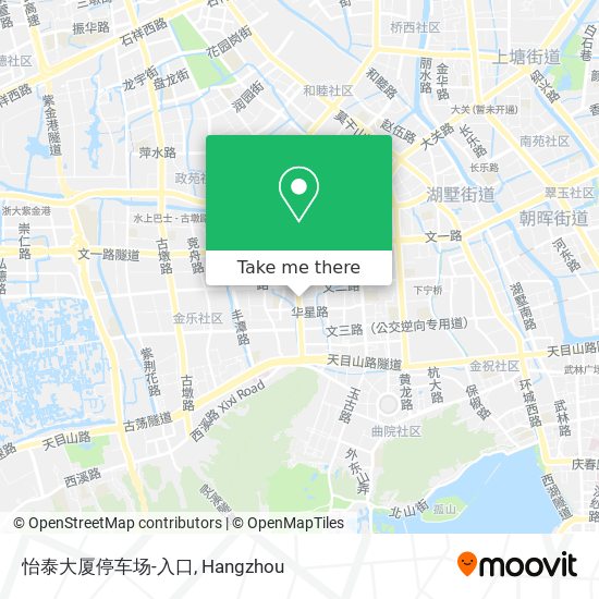 怡泰大厦停车场-入口 map