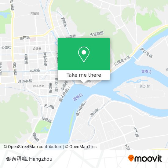 银泰蛋糕 map