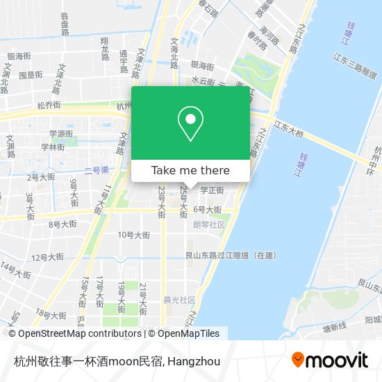 杭州敬往事一杯酒moon民宿 map