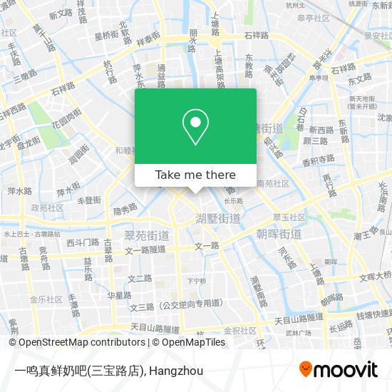 一鸣真鲜奶吧(三宝路店) map