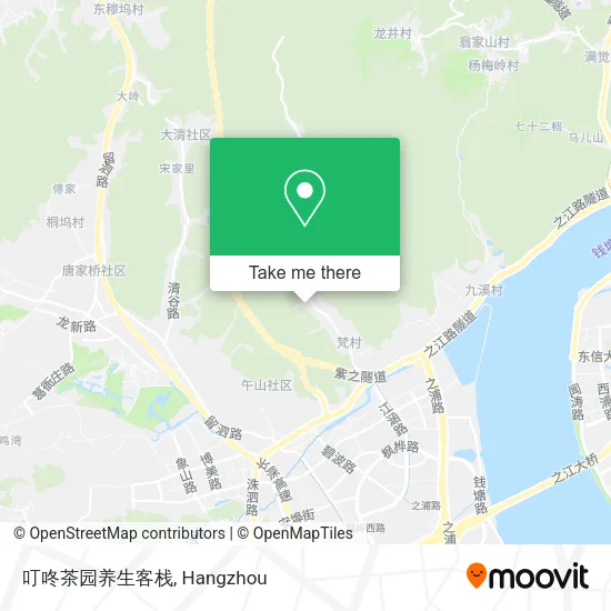 叮咚茶园养生客栈 map