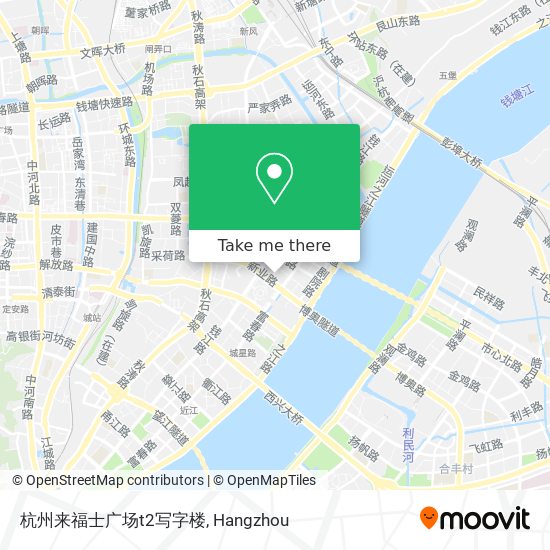 杭州来福士广场t2写字楼 map
