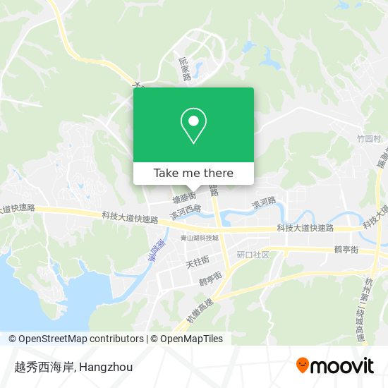 越秀西海岸 map