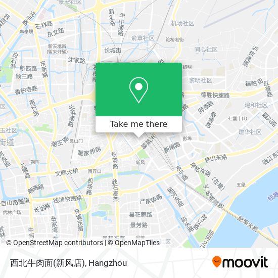 西北牛肉面(新风店) map