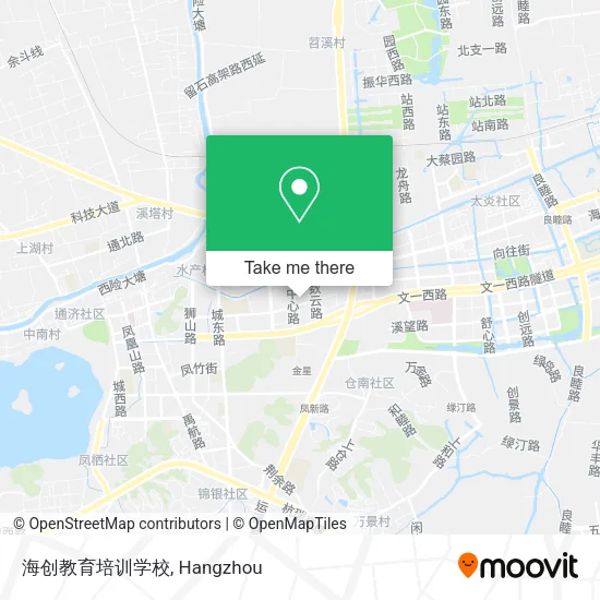 海创教育培训学校 map