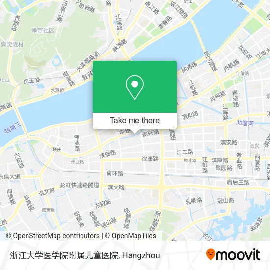 浙江大学医学院附属儿童医院 map