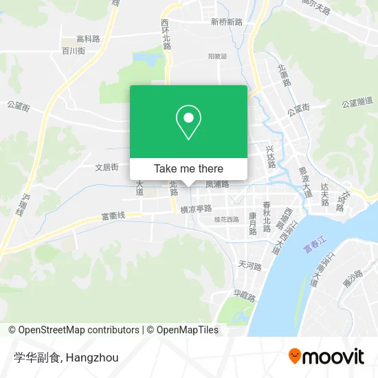 学华副食 map