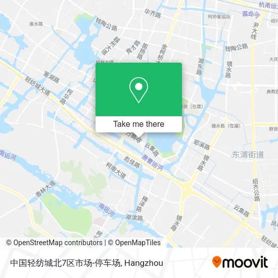 中国轻纺城北7区市场-停车场 map