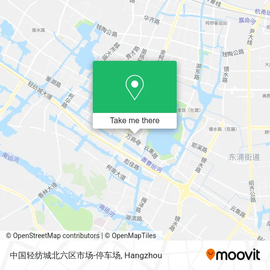 中国轻纺城北六区市场-停车场 map