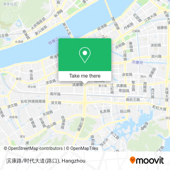 滨康路/时代大道(路口) map