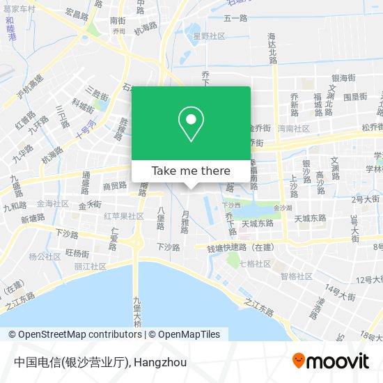中国电信(银沙营业厅) map