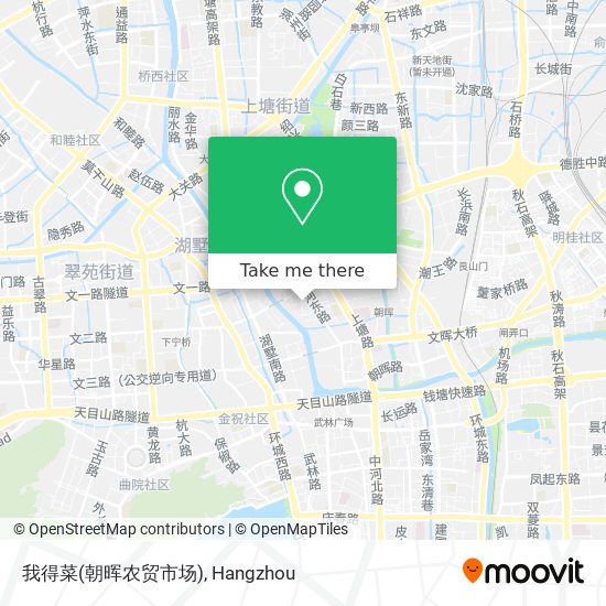 我得菜(朝晖农贸市场) map