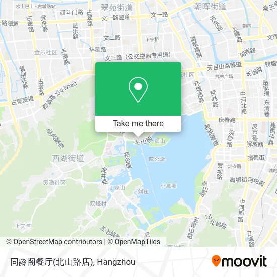 同龄阁餐厅(北山路店) map