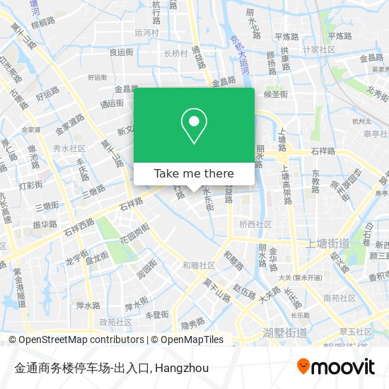 金通商务楼停车场-出入口 map