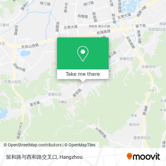 留和路与西和路交叉口 map