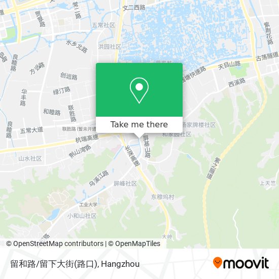 留和路/留下大街(路口) map