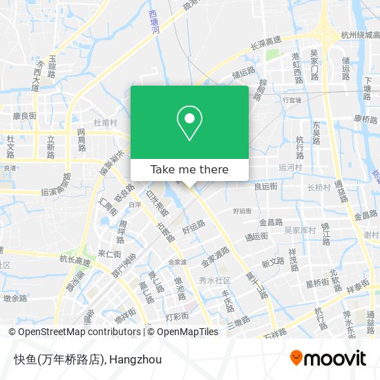 快鱼(万年桥路店) map