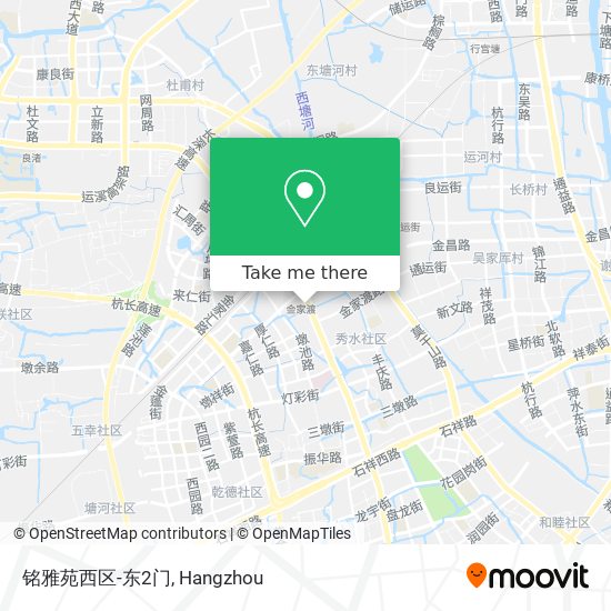 铭雅苑西区-东2门 map