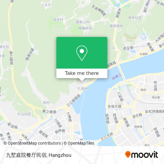 九墅庭院餐厅民宿 map