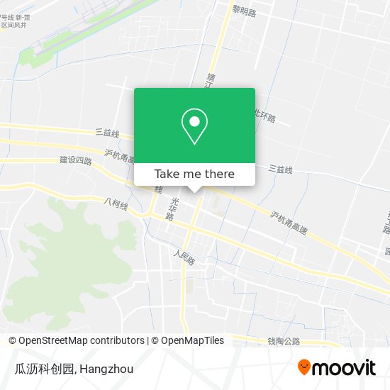瓜沥科创园 map