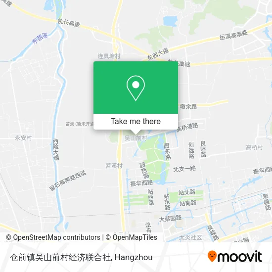 仓前镇吴山前村经济联合社 map