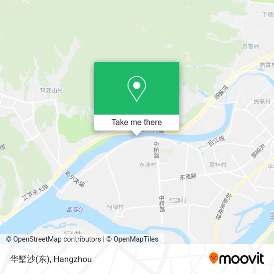 华墅沙(东) map