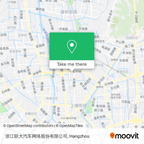 浙江联大汽车网络股份有限公司 map