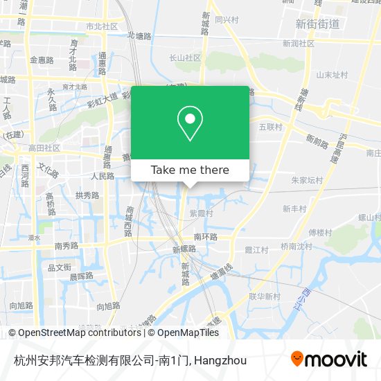 杭州安邦汽车检测有限公司-南1门 map
