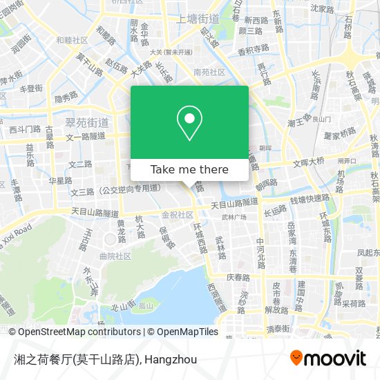 湘之荷餐厅(莫干山路店) map