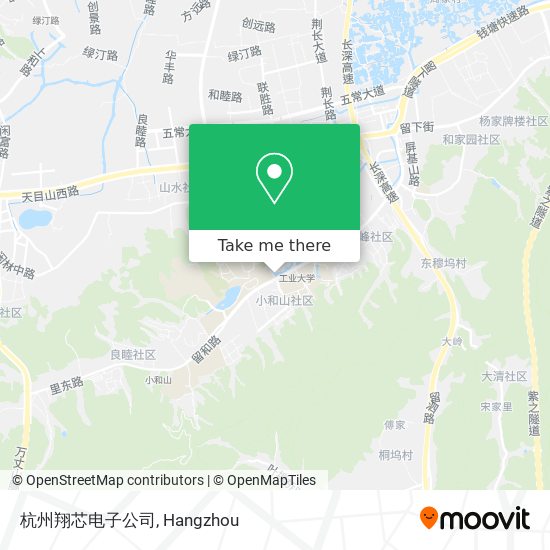杭州翔芯电子公司 map