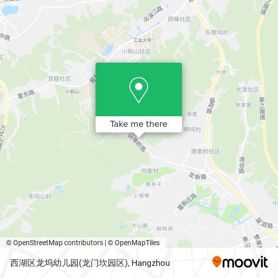 西湖区龙坞幼儿园(龙门坎园区) map