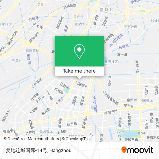 复地连城国际-14号 map