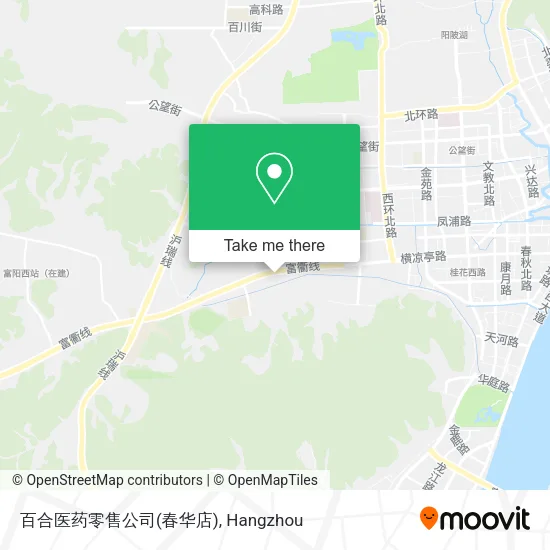 百合医药零售公司(春华店) map