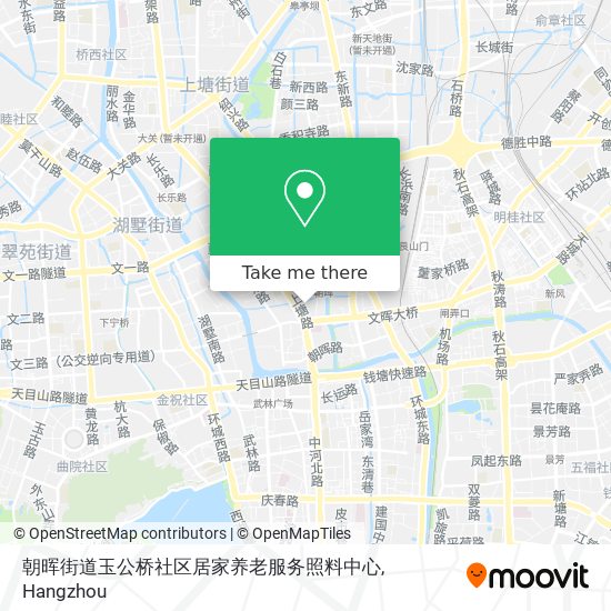 朝晖街道玉公桥社区居家养老服务照料中心 map
