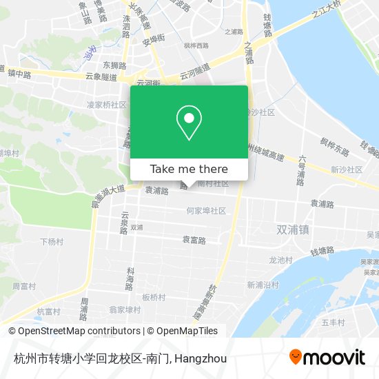 杭州市转塘小学回龙校区-南门 map
