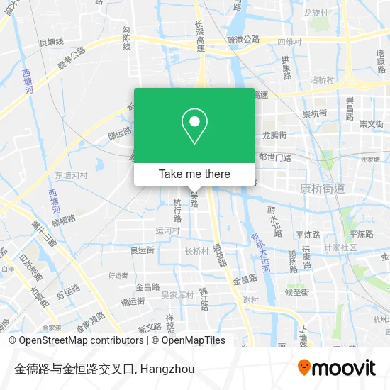 金德路与金恒路交叉口 map