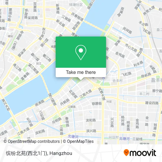 缤纷北苑(西北1门) map