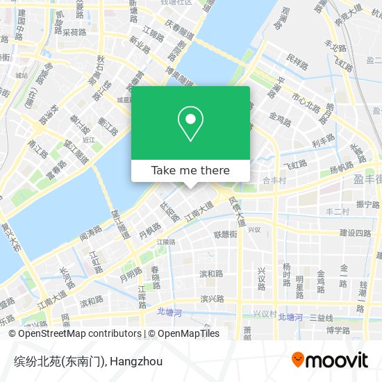 缤纷北苑(东南门) map