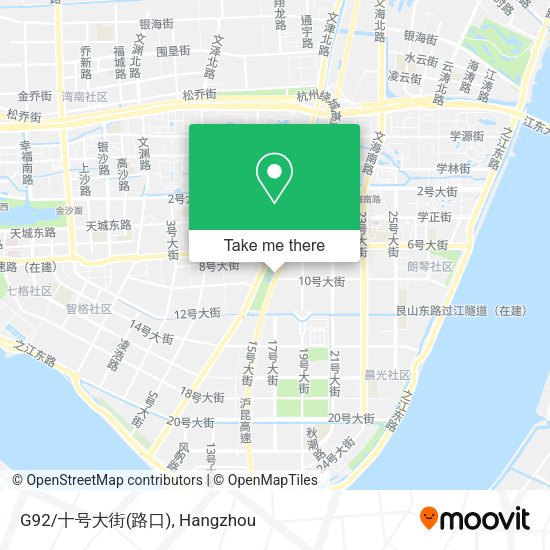 G92/十号大街(路口) map