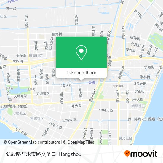 弘毅路与求实路交叉口 map