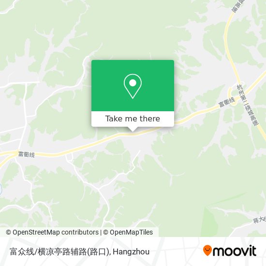 富众线/横凉亭路辅路(路口) map