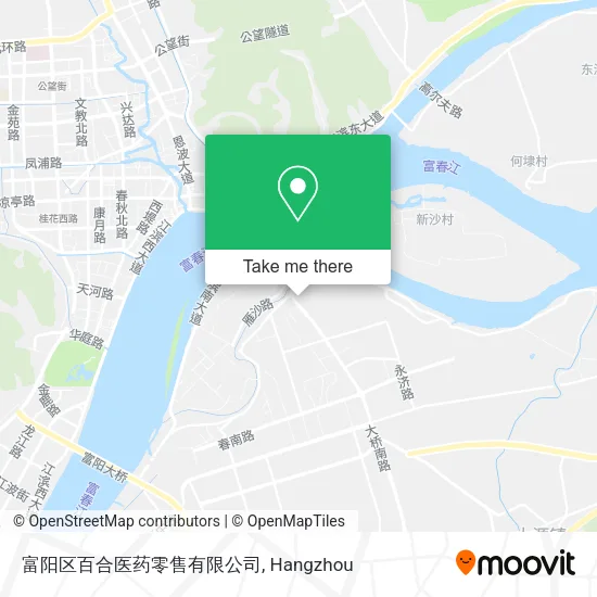 富阳区百合医药零售有限公司 map